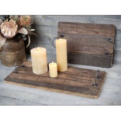 Chic Antique tr bakke med hndtag