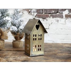 Lyshus antik messing