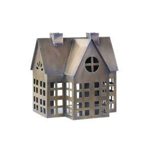 Lyshus antik messing