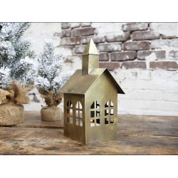  Lyshus antik messing