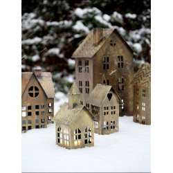  Lyshus antik messing