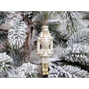 Nddeknkkeren beige og guld