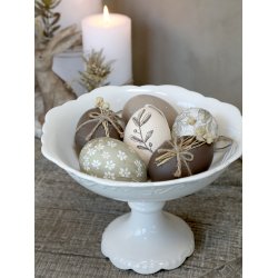 Pskeg med blad og lidt glimmer