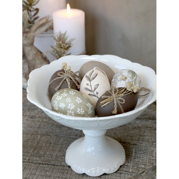 Pskeg med blad og lidt glimmer