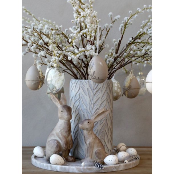 Pskeg med blad og lidt glimmer