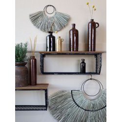 Fransk keramik flaske med lille hldetud - kan bruges som vase