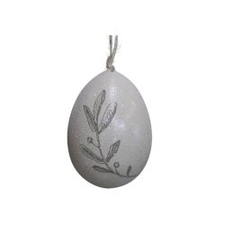 Pskeg latt farvet med blad mnster