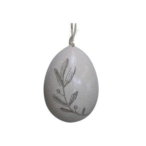 Pskeg latt farvet med blad mnster