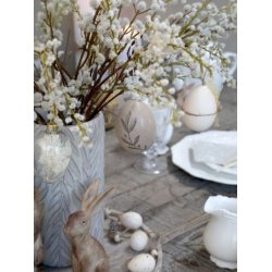 Pskeg latt farvet med blad mnster