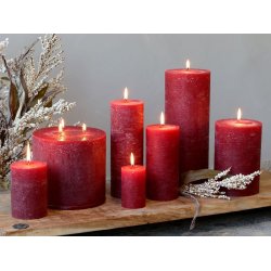 Bloklys Macon mrkerd H:8cm