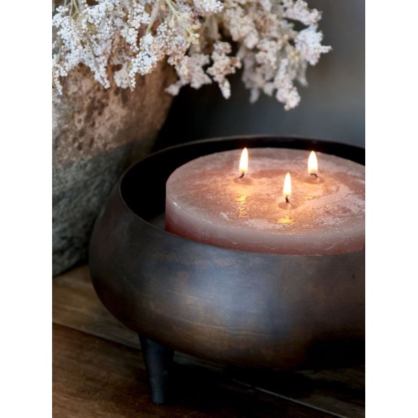 Bloklys coffee med 3 vger H7 cm