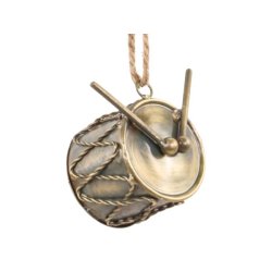 Tromme H4/L7/B5 cm antique messing