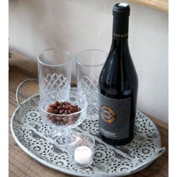 Drikke glas med diamant mnster - Lorient