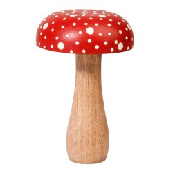 Svampe i tr til dekoration i 3 strrelser