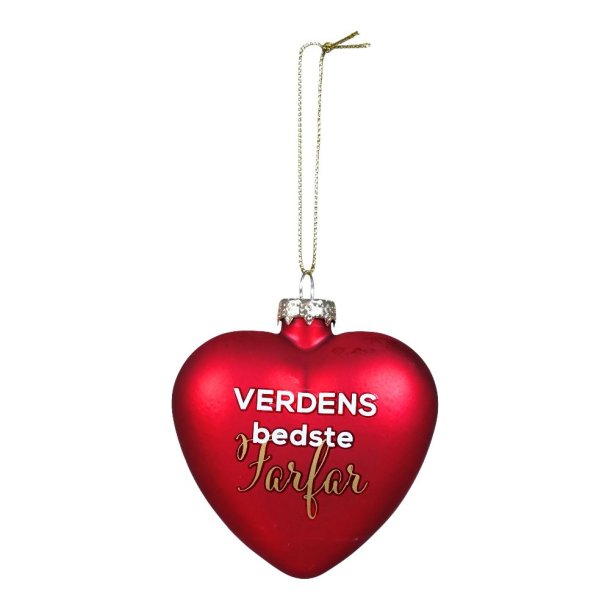 Julehjerte - Verdens bedste farfar