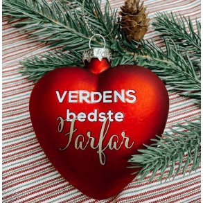 Julehjerte - Verdens bedste farfar