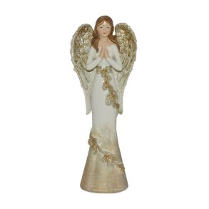 La Vida Englefigur med foldede hnder, H18 cm