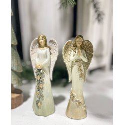 La Vida Englefigur med foldede hnder, H18 cm