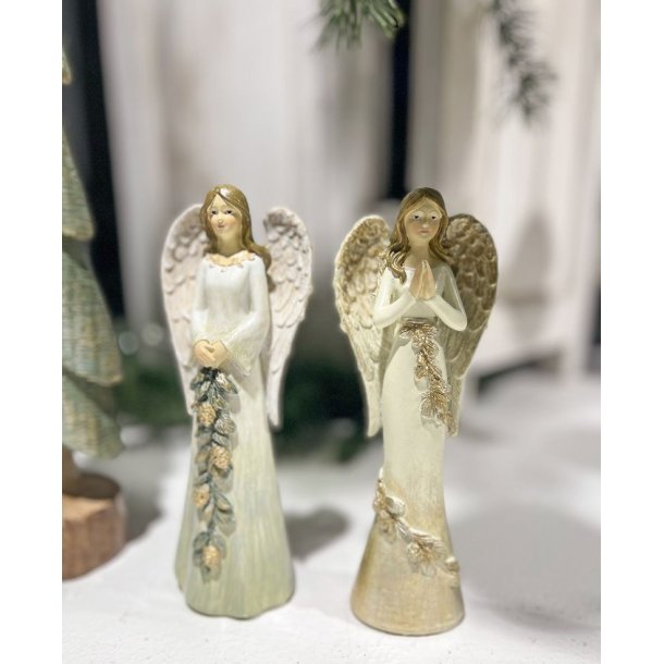 La Vida Englefigur med foldede hnder, H18 cm