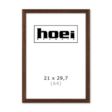 Hoei 121 - Trærammer i massiv mørk eg