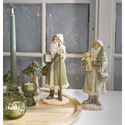 Julemnd med stav/grantr, ass.