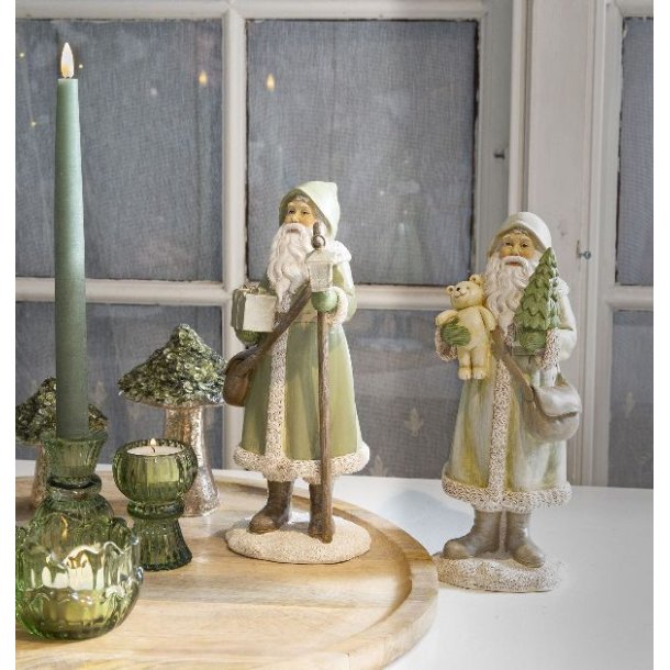 Julemnd med stav/grantr, ass.