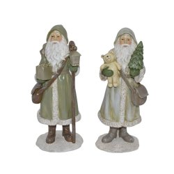 Julemnd med stav/grantr, ass.