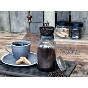 Kaffekv�rn med h�ndsving
