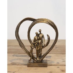 Figur-Familie i hjerte-La Vida