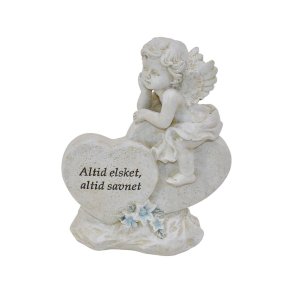 Gravpynt-Engle ved hjerte 