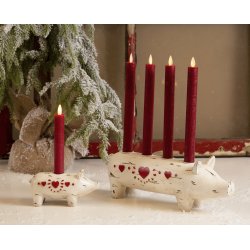  Wilma gris lysestager 