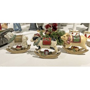 Figur - fr, ko og gris 3 stk. ass.