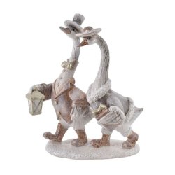 Figur andepar, H19,5 cm