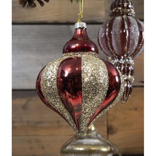 Julekugle - ornament blush