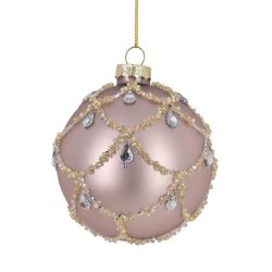 Julekugle med draperinger