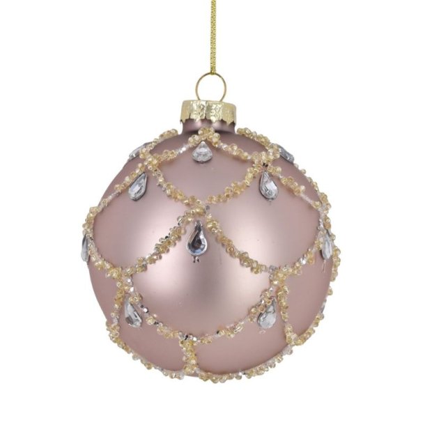 Julekugle med draperinger