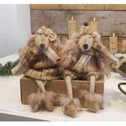 La Vida Julemus af stof, vlg imellem 2 stk. ass.