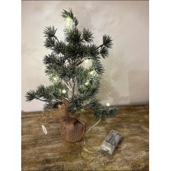 Kunstig juletr med Led lys