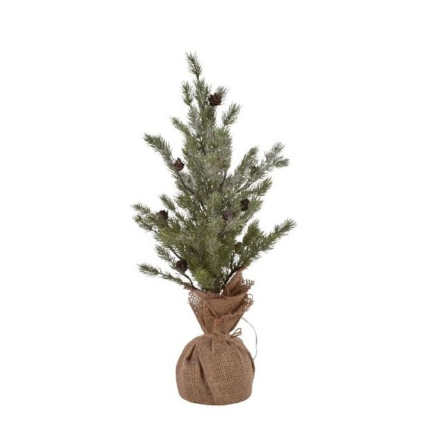 Juletr med 15 LED og 6H timer.