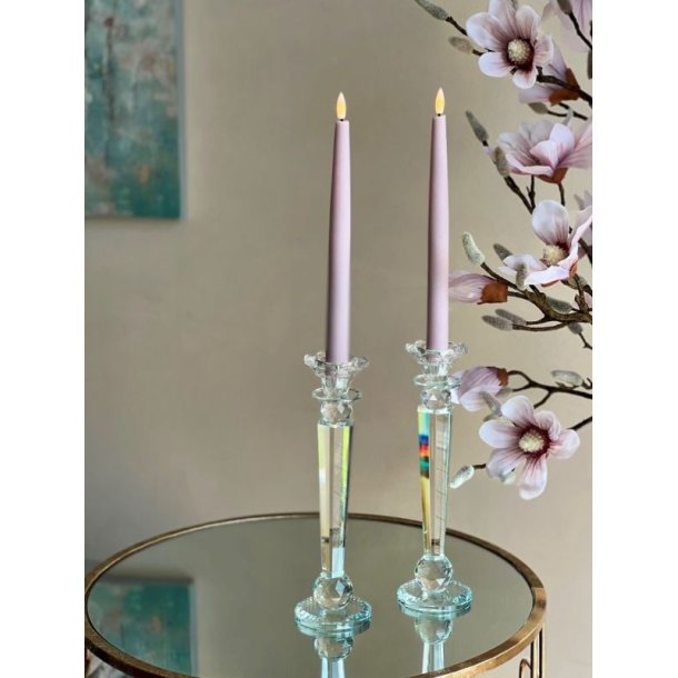 Lysestager - krystal