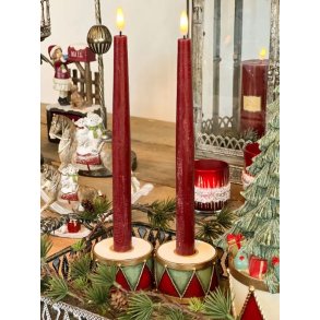 Tromme lysestage til julepynten