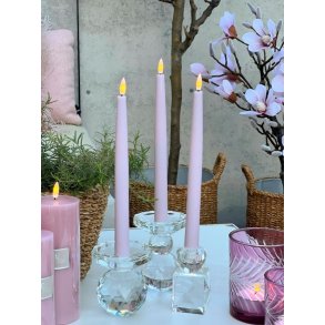 Lysestager i krystal