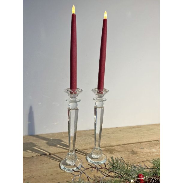 Lysestager - krystal