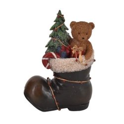 Julefigurer; Stvle og hat med legetj, 2 stk ass.