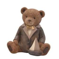 Figur bamser med dukke og skib