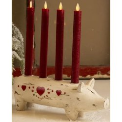  Wilma gris lysestager 