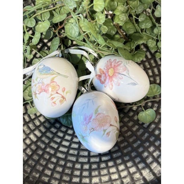 Pskeg i porceln til ophng - vlg imellem tre forskellige motiver