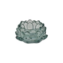 Fyrfadsstager grnt glas