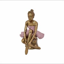 Figur - Ballerinaer i pink kjoler