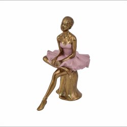 Figur - Ballerinaer i pink kjoler